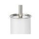PORTE BALAI DE TOILETTE EN ACIER BLANC