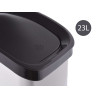 SILVER PLASTIC SMART CLICK BIN 23LTR