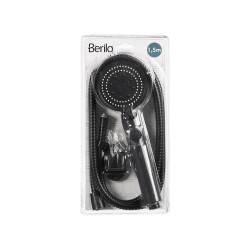 FLEXIBLE DE POMMEAU DE DOUCHE 1,5M NOIR