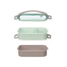 DOUBLE LAYER LUNCH BOX TPR HANDLE
