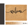 WELCOME DOORMAT 30X40CM