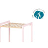 4 TIER SQUARE SHELF BAMBOO PINK