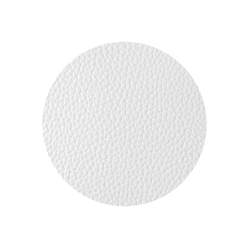 TABOURET REMBOURRÉ AVEC DOSSIER BLANC