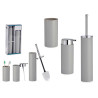 SET 3 GRAY BATHROOM ACCESSORIES