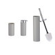 SET 3 GRAY BATHROOM ACCESSORIES