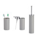 SET BAÑO 3 PZS GRIS