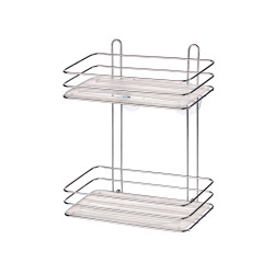 ESTANTE 2 ALTURA CROMO TRANSPARENTE 