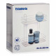 ESTANTE 2 ALTURA CROMO TRANSPARENTE