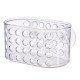 SMALL SHOWER BASKET TRANSPARENT WITH VEN
