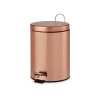 PAPELERA PEDAL 5L METAL COBRE