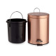 COPPER METAL 5L PEDAL BIN
