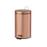 COPPER METAL 7L PEDAL BIN