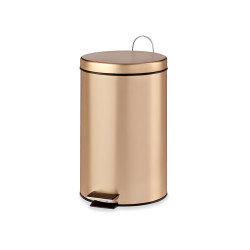 GOLD METAL 12L PEDAL BIN