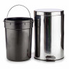 CESTINO 12L ACCIAIO INOSSIDABILE CON PEDALE