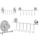 STEEL HANGER 6 KNOBS SUCTION PAD