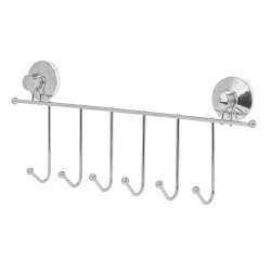 STEEL HANGER 6 KNOBS SUCTION PAD