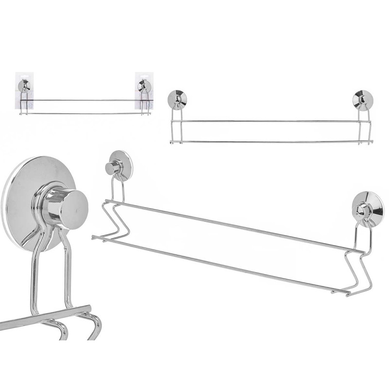  STEEL TOWEL RACK SIMPLE SUCTION PAD