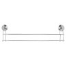 PORTE-SERVIETTE ACIER DOUBLE VENTOUSE