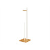 BAMBOO ROLL HOLDER WHITE