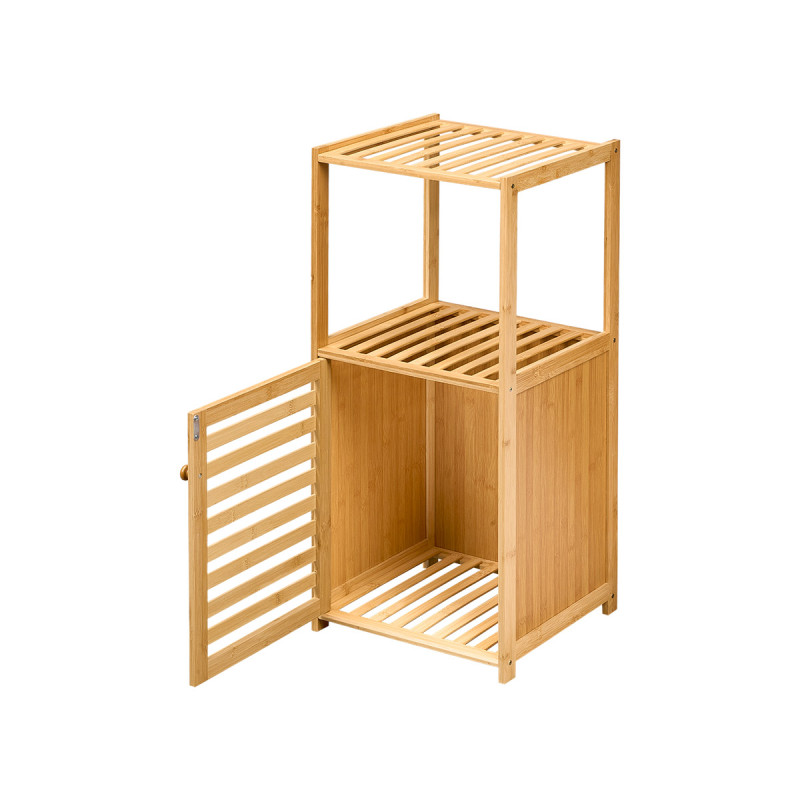 MOVEL PORTA 2 PRATELEIRAS BAMBU