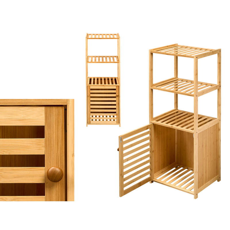 MOBILE PORTA 3 RIPIANI BAMBU