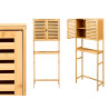 BAMBOO TALL BATHROOM CABINET 2 DOORS