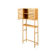 BAMBOO TALL BATHROOM CABINET 2 DOORS