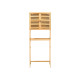 BAMBOO TALL BATHROOM CABINET 2 DOORS