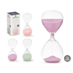 OROLOGIO SABBIA 15CM ASS 3 COL PASTEL 15 MIN APROX