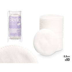 BOLSA DISCO DESMAQUILLANTE 50 PCS 5,5CM DIAM