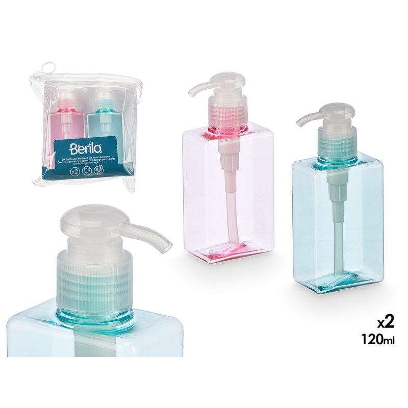SET 2 DISTRIBUTEURS ASSORT 2 COULEURS 120ML