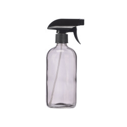 POLVERIZZATORE VETRO ROTONDO GRIGIO 500ML
