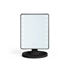 RECTANGULAR LED BATHROOM MIRROR BLACK