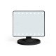 ESPEJO LED RECTANGULAR BAÑO NEGRO