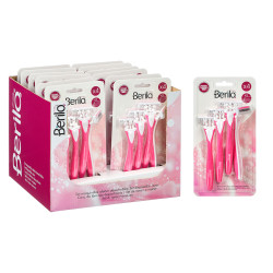 SET OF 4 RAZORS WITH 3 BLADES PINK