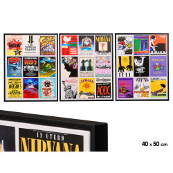 CUADRO MUSICA SURT 3 40X50CM