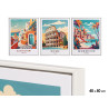 TABLEAU VILLES ASSORT 3 40X50CM