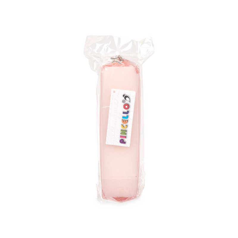 PENCIL CASE TRANSPARENT ASSORT 3 SMALL