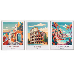 CUADRO CIUDADES SURT 3 40X50CM