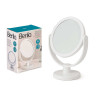 STAND MIRROR DOUBLE SIDE WHITE