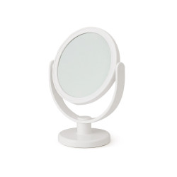 STAND MIRROR DOUBLE SIDE WHITE