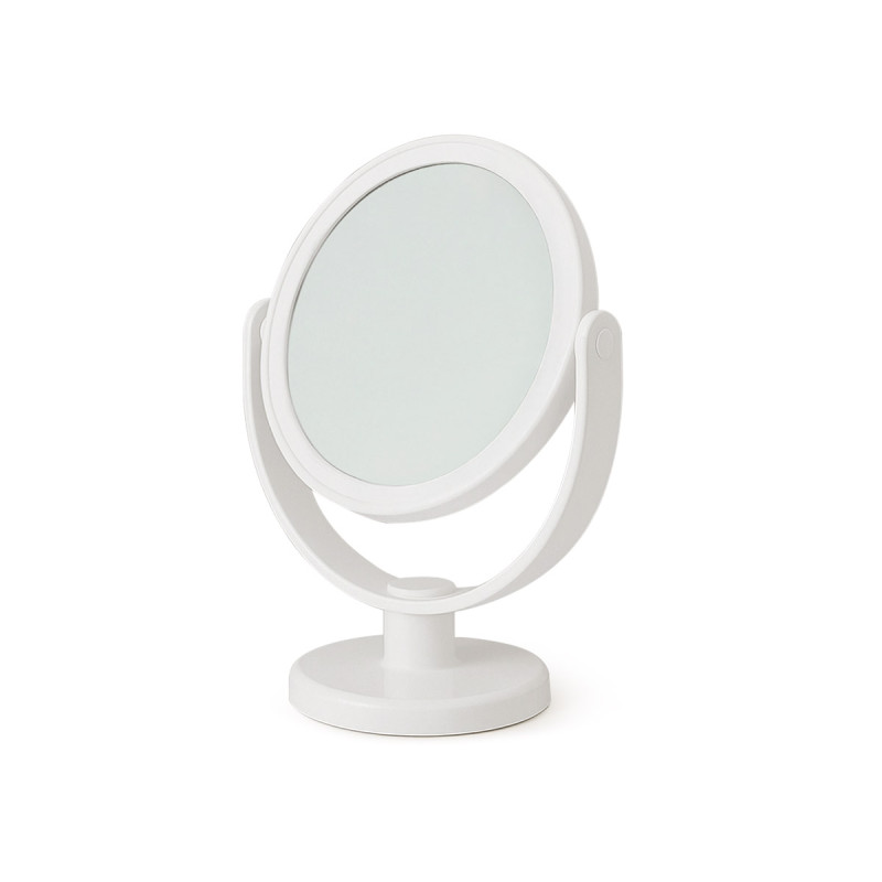 STAND MIRROR DOUBLE SIDE WHITE