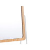 ESPEJO BAMBU SOPORTE METAL BLANCO