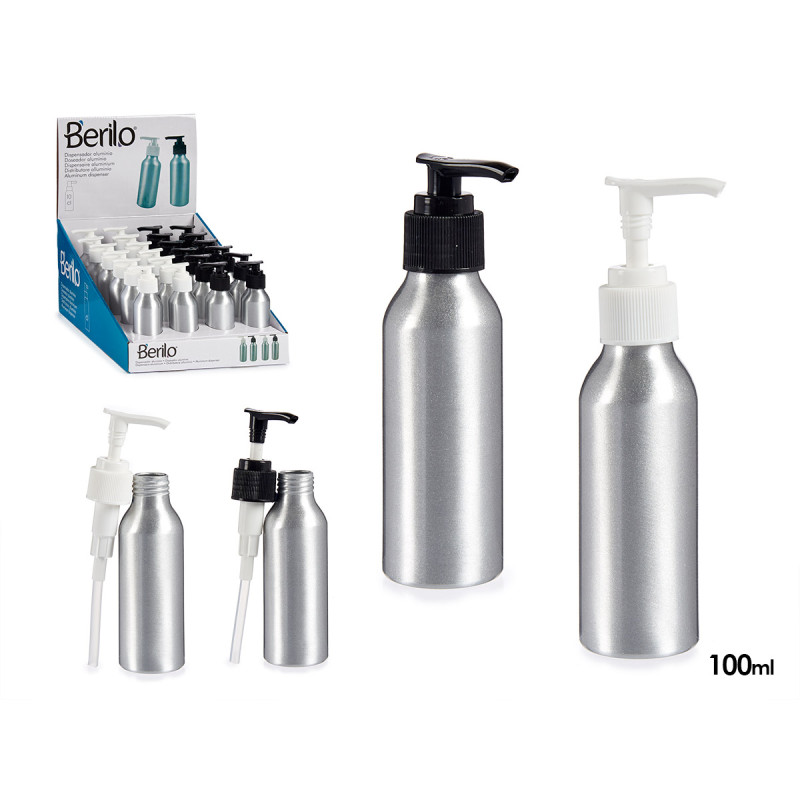 DISPENSER ALLUMINIO 100ML ASS 2 COL