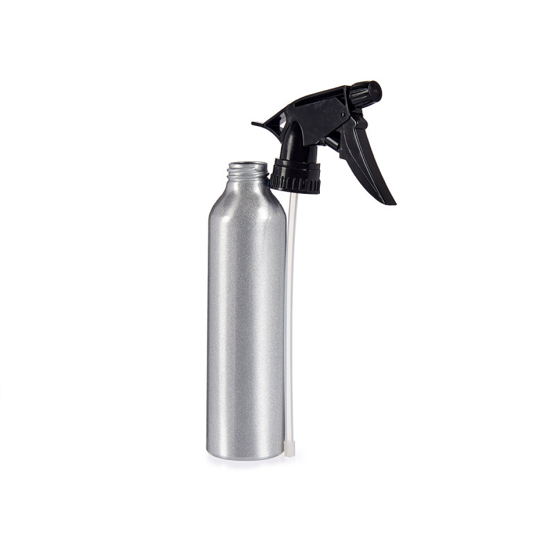 GARRAFA PULVERIZADORA ALUMINIO PRATEADA