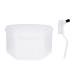 DENTURE BATH WITH BRUSH WHITE