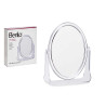 METHACRYLATE OVAL MIRROR WITH HOLDER