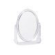 METHACRYLATE OVAL MIRROR WITH HOLDER