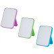 MIROIR PLASTIQUE GRANDE ASSORT 3 COULEUR