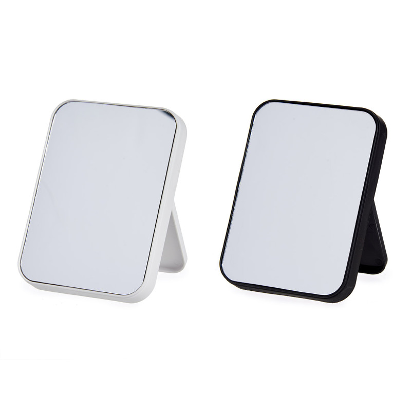 MIROIR PLASTIQUE PETIT ASSORT 2 COULEURS